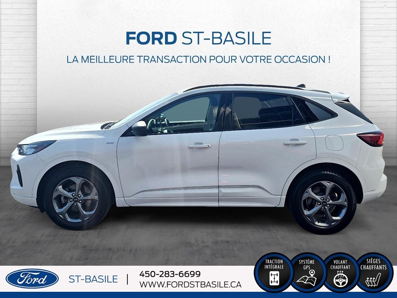 Ford Escape 2023 Blanc Saint-Basile-le-Grand - photo #2
