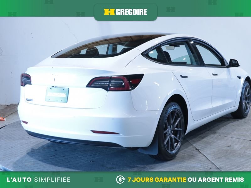 Tesla Model 3 821918 | Standard Range Plus AUTO AC CUIR TOIT NAV CAM RECU 2021 Blanc Laval - photo #8