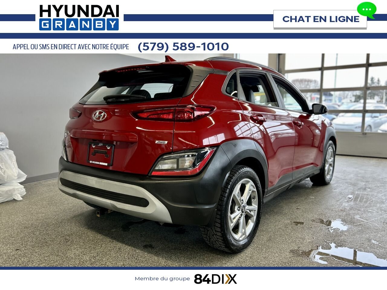 Hyundai Kona 2022 Rouge Granby - photo #6