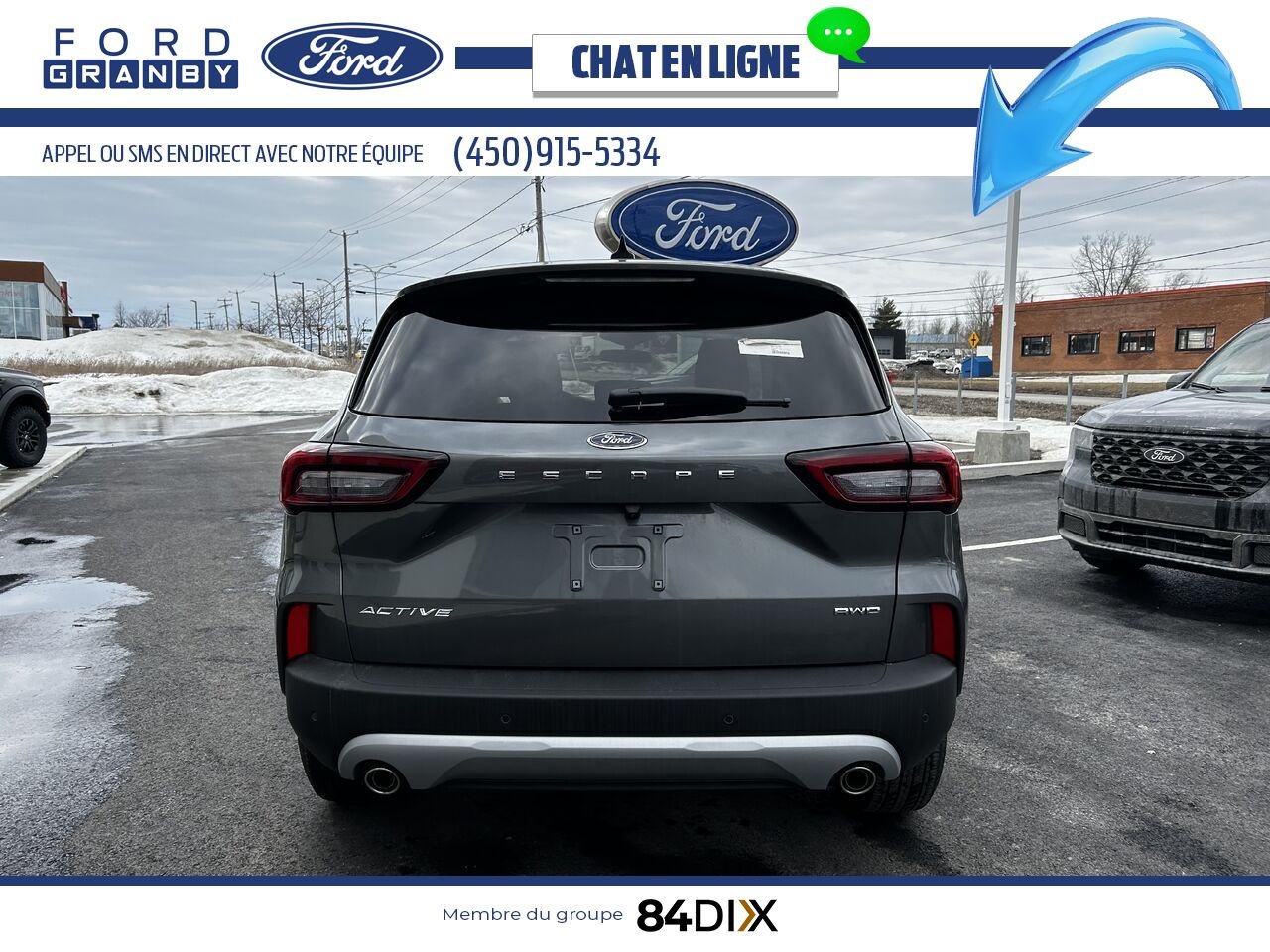2025 Ford Escape Carbonized Grey Metallic Granby - photo #3
