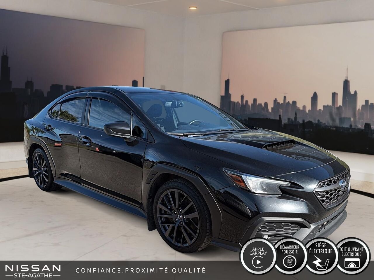 Subaru WRX Sport | TOIT OUVRANT | BANCS CHAUFFANTS | 2023 Noir Saint-Jérôme - photo #2