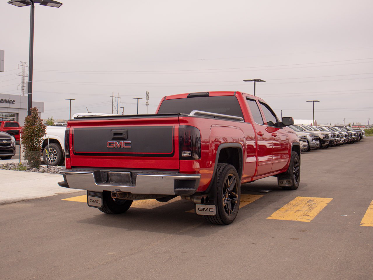 2015 GMC Sierra 1500 4WD Double Cab 143.5 SLE Red Sherwood Park - photo #9