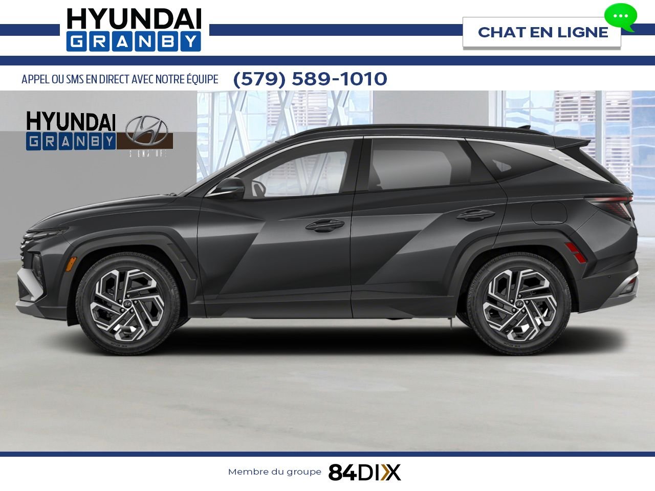 HYUNDAI Tucson hybride rechargeable 2026 Noir cendre Granby - photo #1