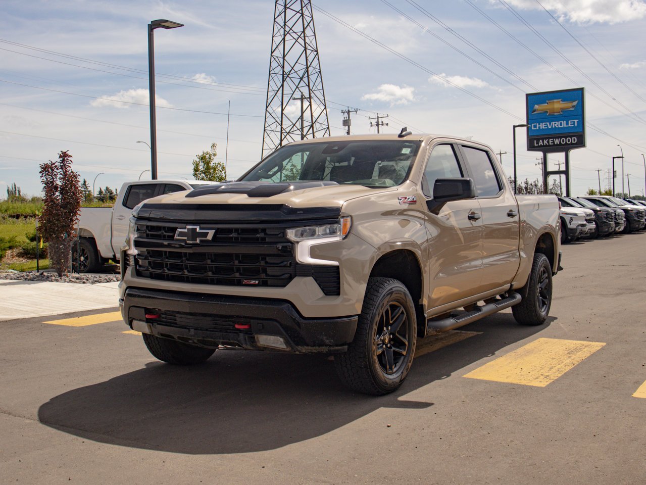 2022 Chevrolet Silverado 1500 4WD Crew Cab 147 LT Trail Boss Beige Sherwood Park - photo #3