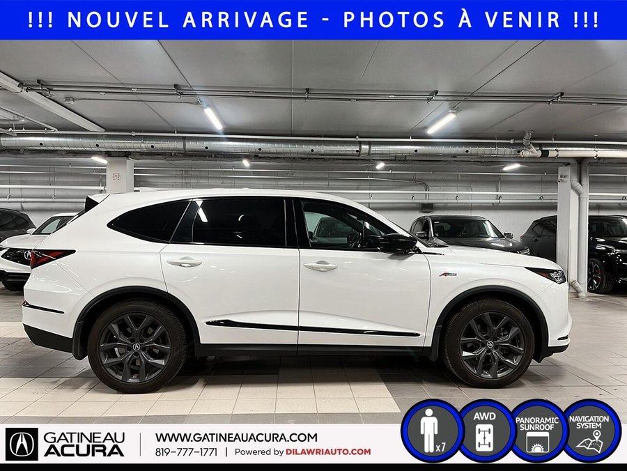 Acura MDX *** UN PROPRIO + CLEAN CARFAX *** 2023 Blanc