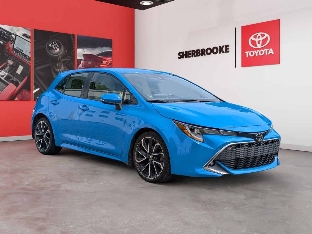 2022 Toyota Corolla Hatchback JTNK4MBE6N3153173 Blue Sherbrooke - photo #4