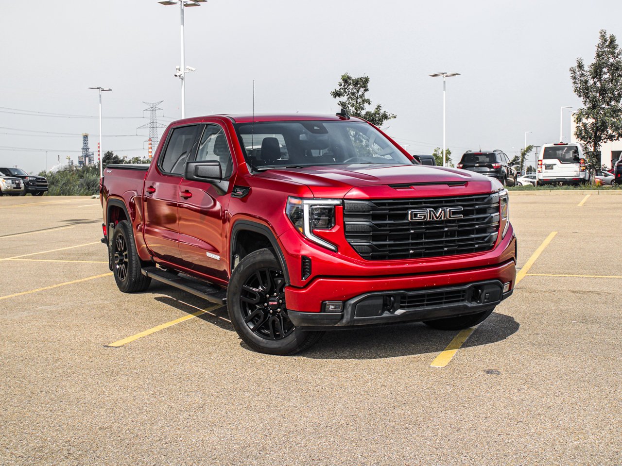 2024 GMC Sierra 1500 4WD Crew Cab 147 Elevation Red Sherwood Park - photo #1
