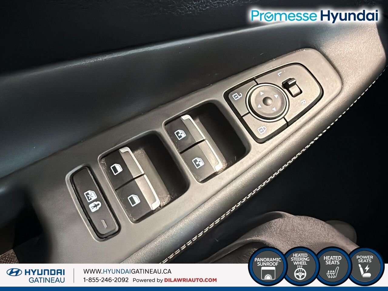 2022 Hyundai Santa Fe Hybrid White Gatineau - photo #8
