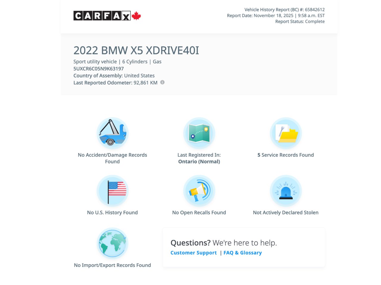 BMW X5 2022 Gris Notre-Dame-des-Prairies - photo #3