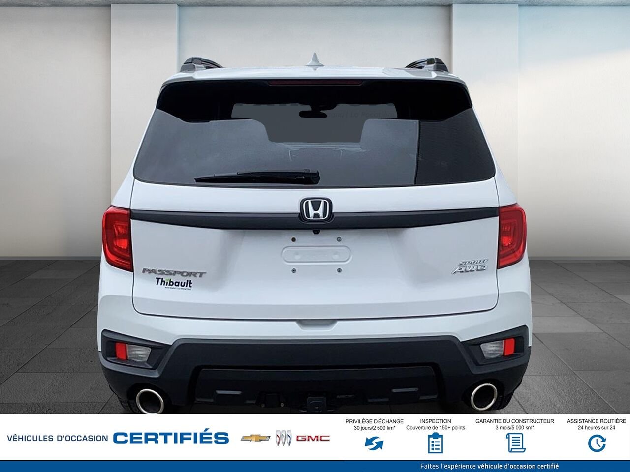 2023 HONDA PASSPORT S Sport Traction Intégrale White Montmagny - photo #2