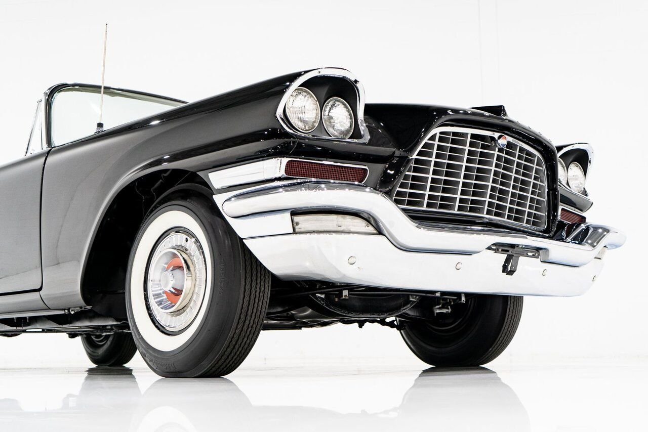1957 Chrysler 300C 1 of 474 convertibles produced **PRICE IN USD** Black Montreal - photo #33