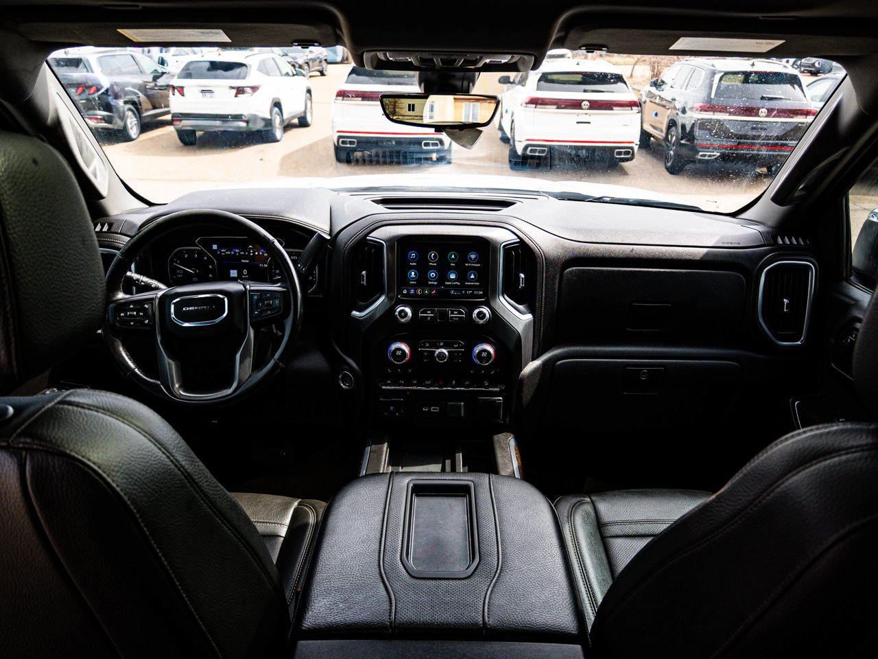 2021 GMC Sierra 1500 4WD Crew Cab 147 Denali White Sherwood Park - photo #34