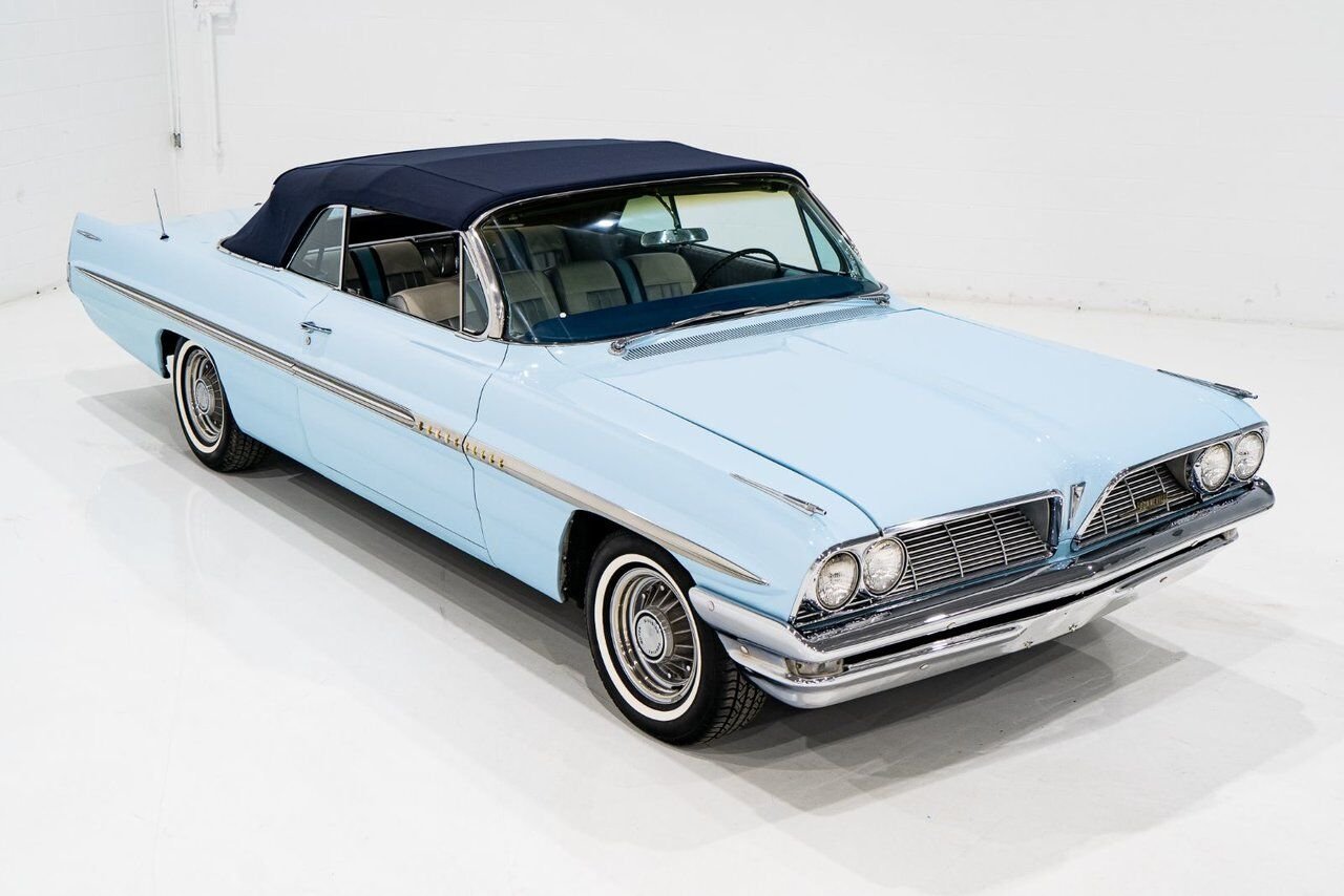 1961 Pontiac Bonneville **PRIX EN USD**C8 Suffix 389cu.in. TriPower 4 Speed Blue Montreal - photo #51