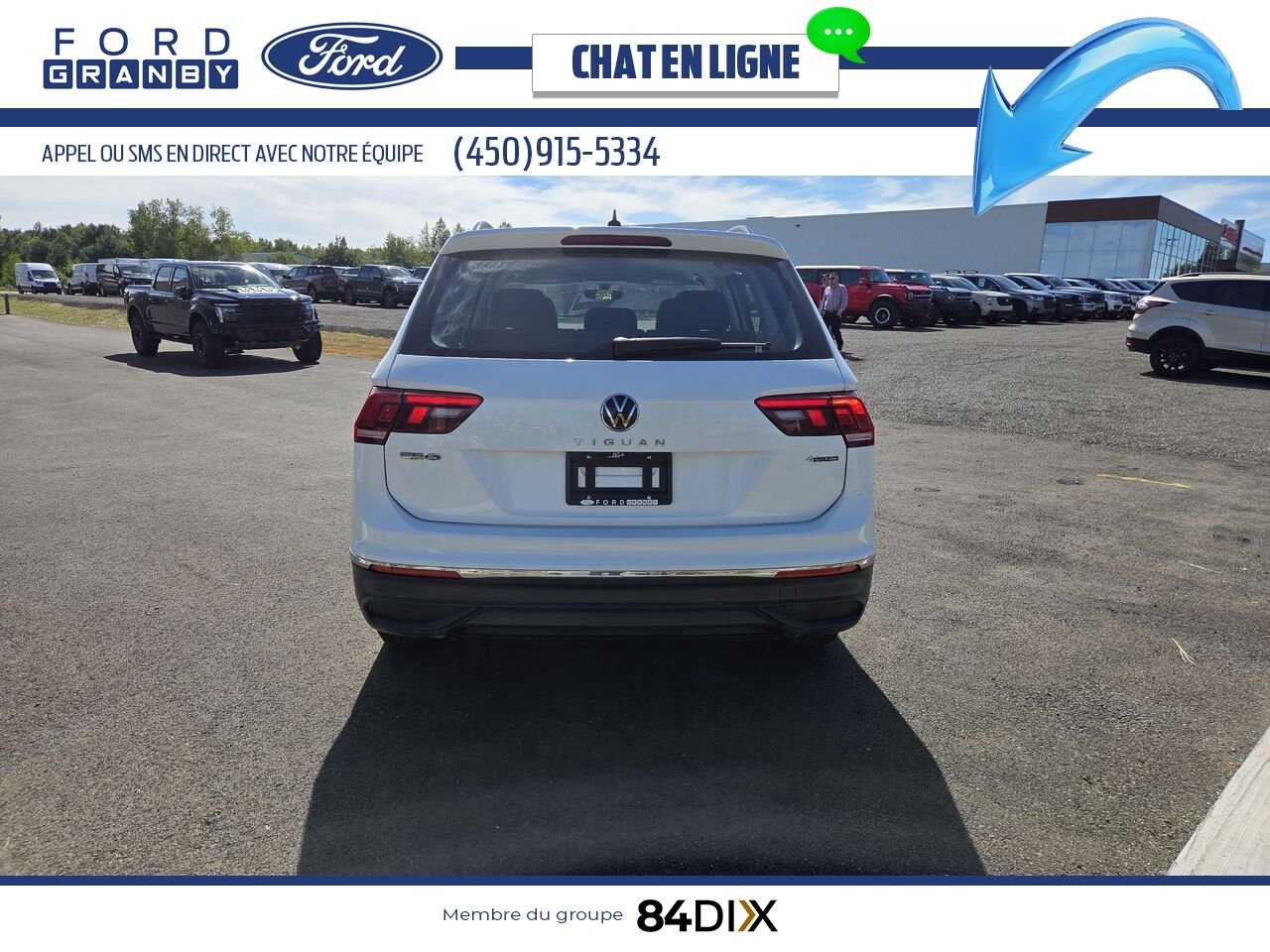 Volkswagen Tiguan 2023 Blanc Granby - photo #5