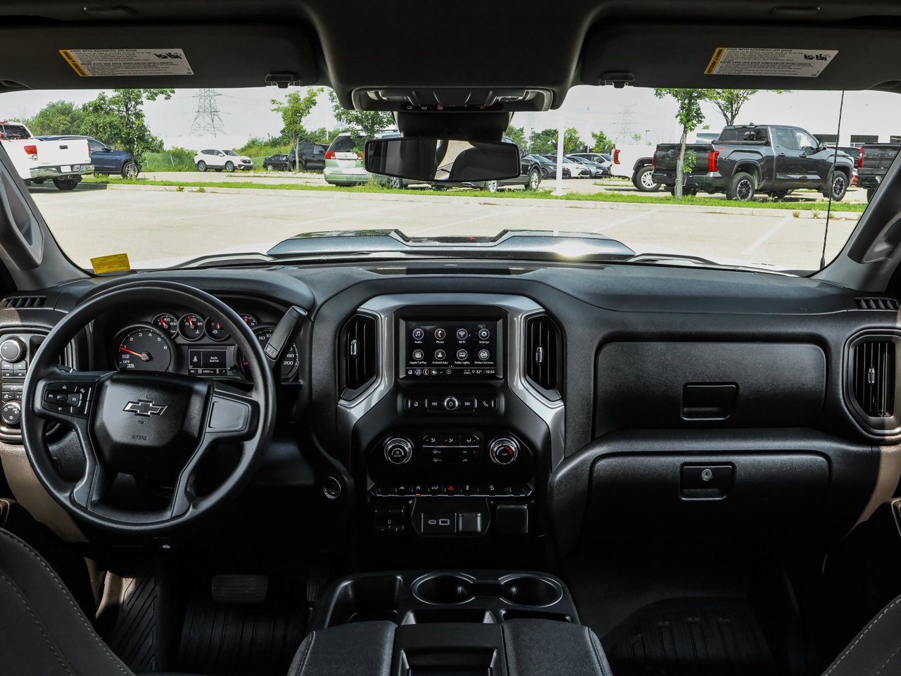 2024 Chevrolet Silverado 1500 4WD Crew Cab 147 Custom Trail Boss White Sherwood Park - photo #16