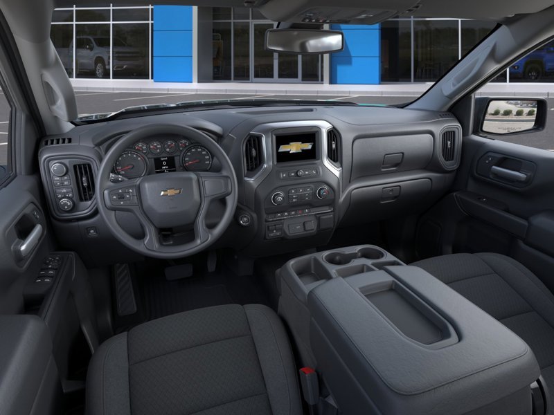 CHEVROLET SILVERADO 1500 Custom cabine multiplace 4RM 157 po 2026 Noir Sherbrooke - photo #14