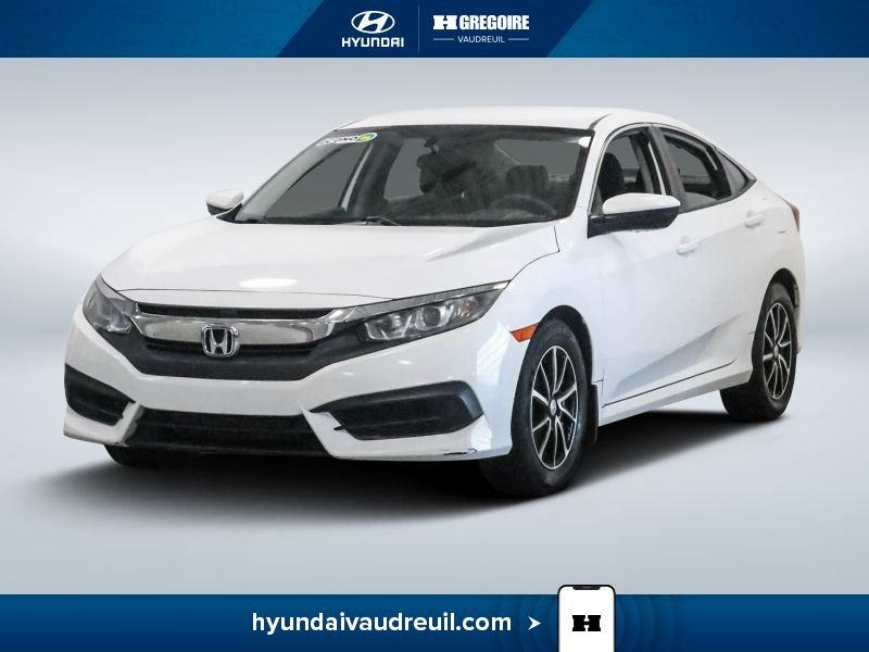 2018 Honda Civic White Blainville - photo #4