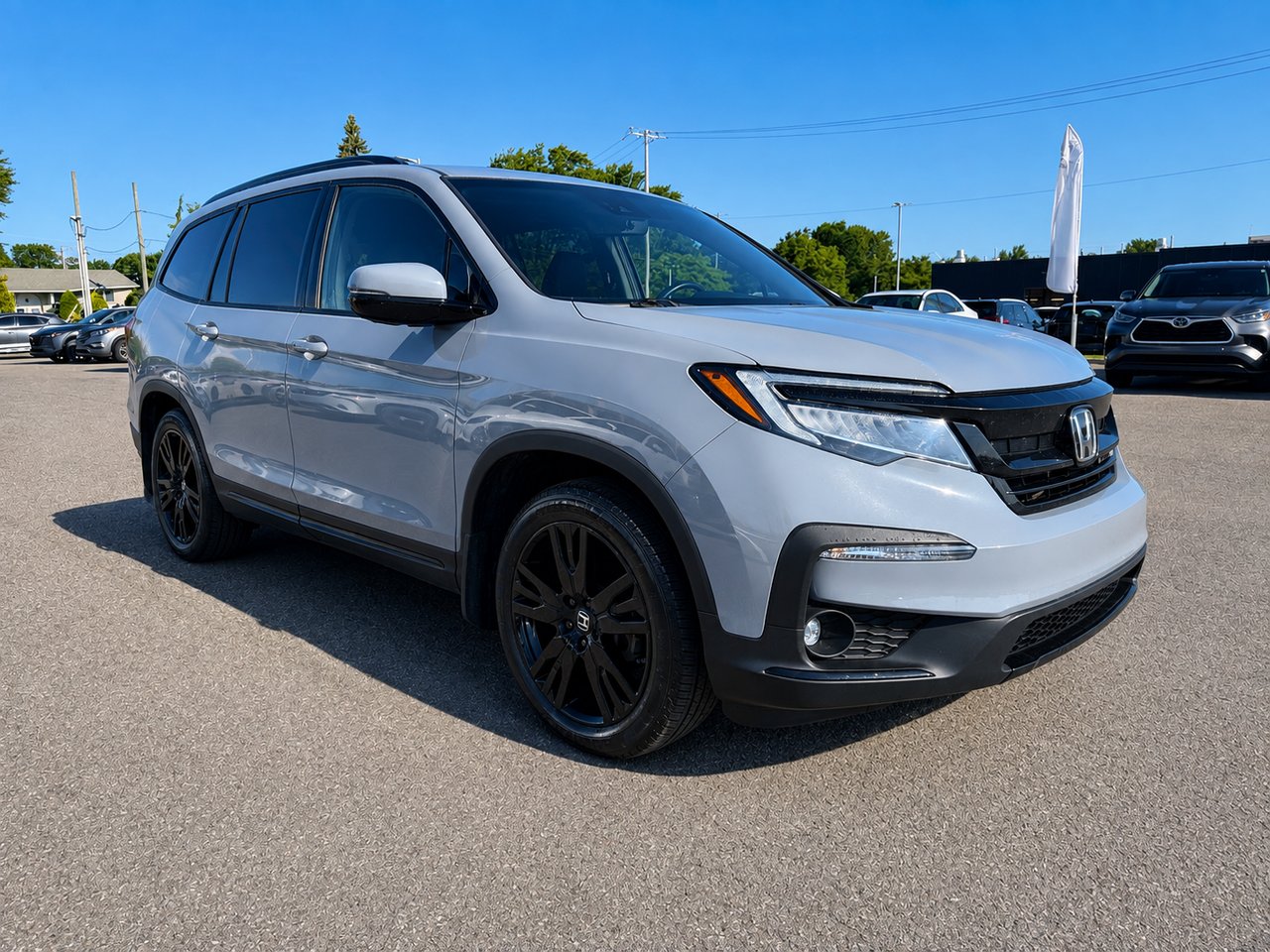 Honda Pilot Black Edition 2022 Gris Châteauguay - photo #3