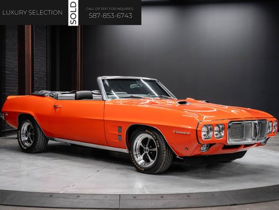 1969 Pontiac Firebird 400 1969 Orange