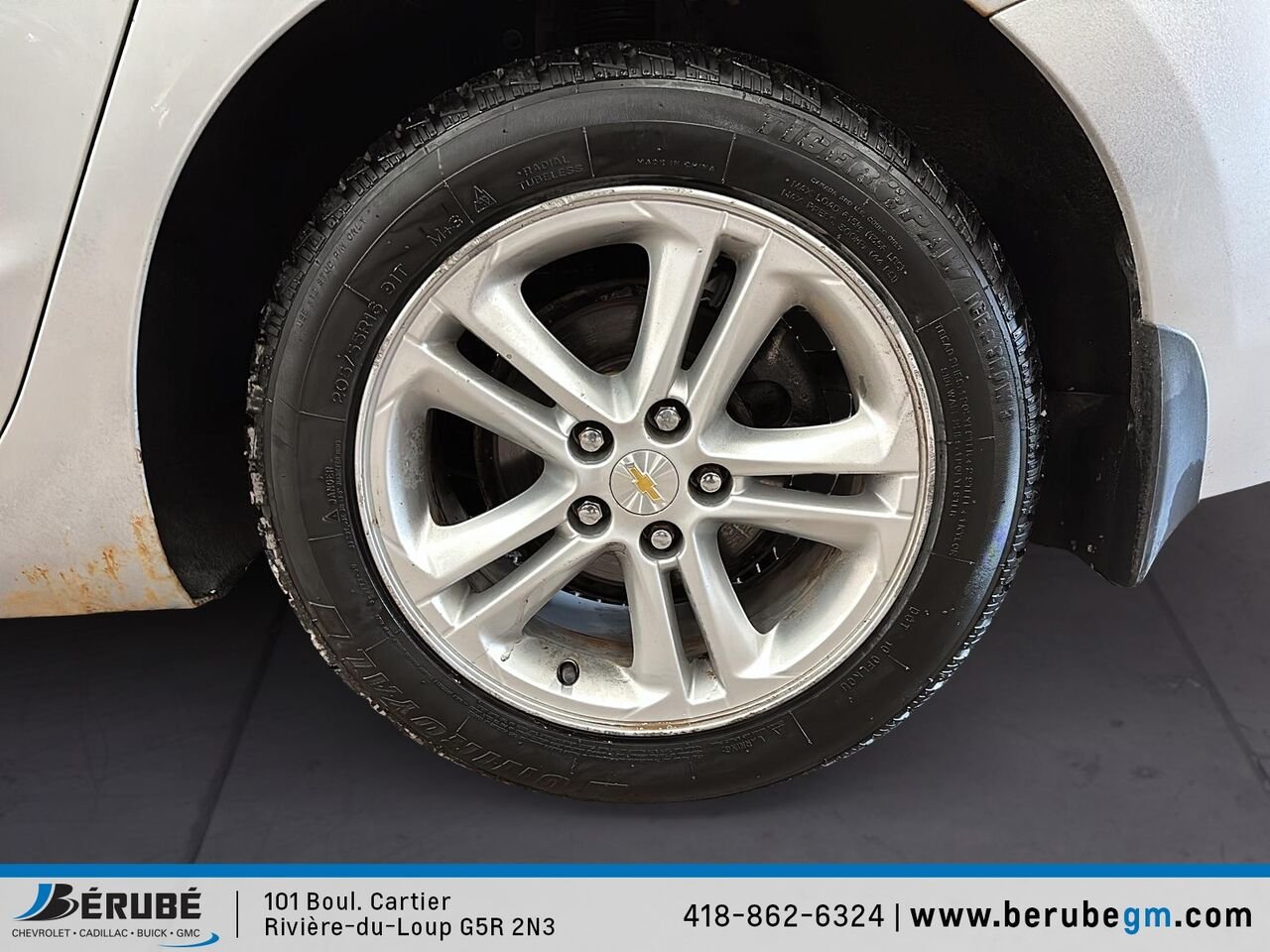 CHEVROLET CRUZE LT LT 1.6L berline 4 portes avec 1SH 2018 Argent Rivière-du-Loup - photo #6