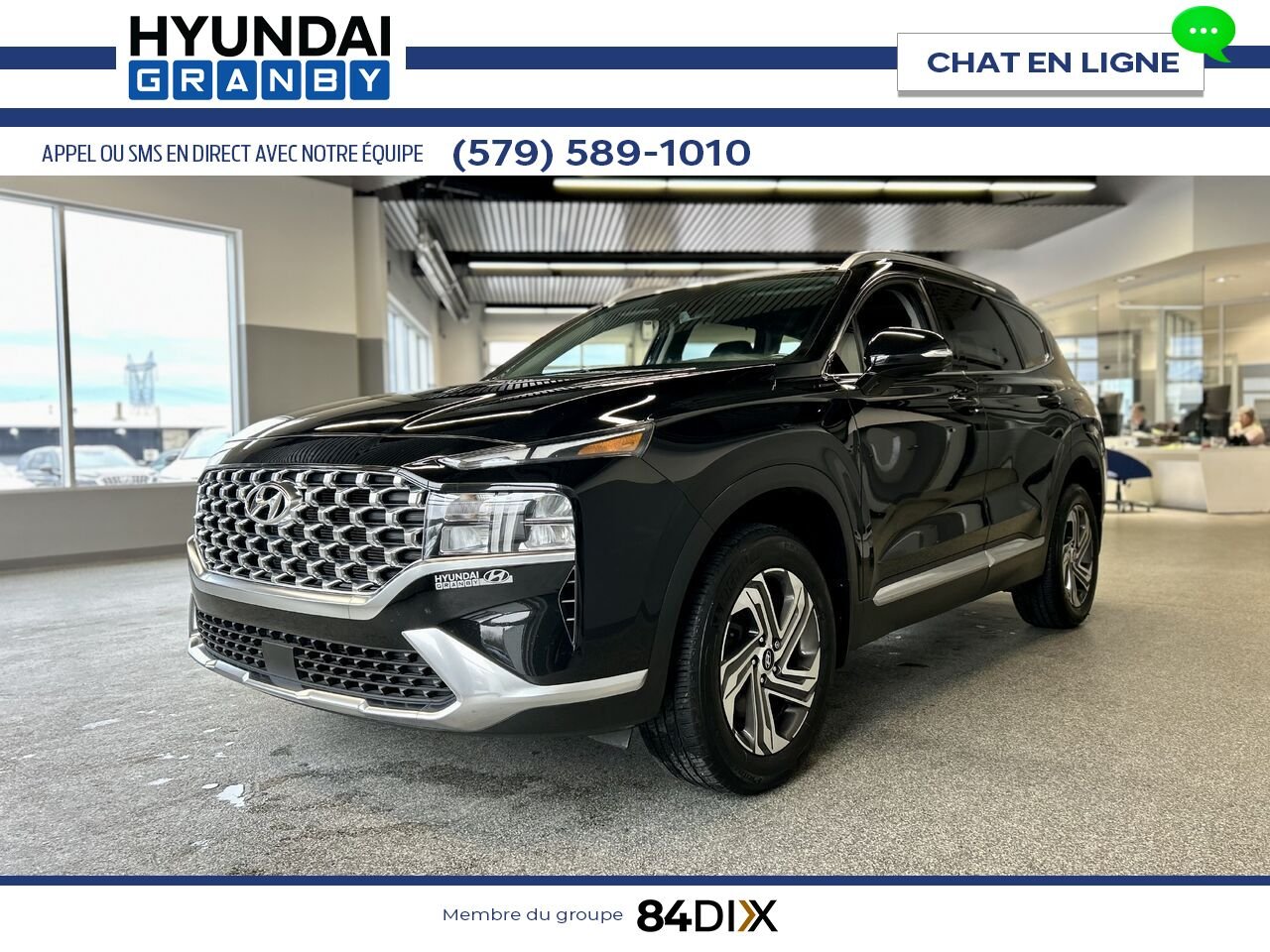 Hyundai Santa Fe 2022 Noir Granby - photo #3