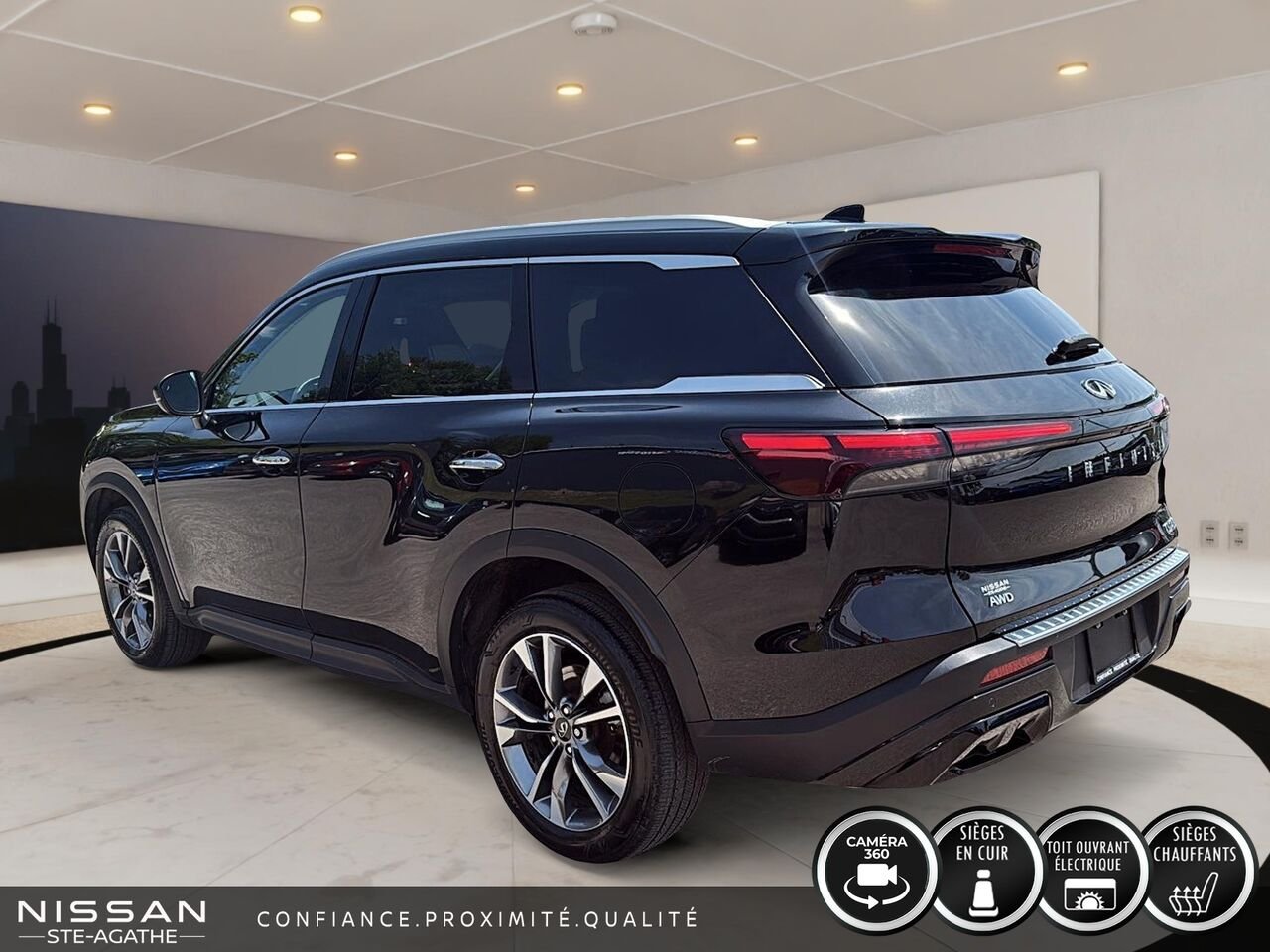 INFINITI QX60 2024 Noir Ste-Agathe des Monts - photo #4