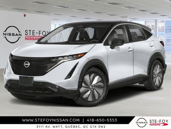 2026 NISSAN ARIYA 2026 Everest White Pearl Tricoat/Black Diamond Pearl