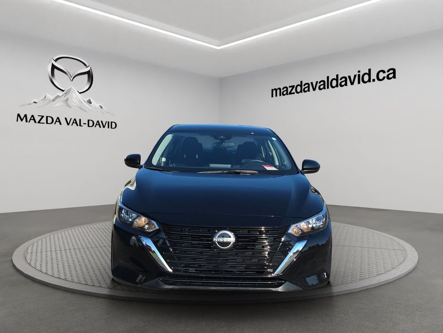 2024 Nissan Sentra S Plus CVT, caméra de recul, commande audio au volant, Apple Carplay Black