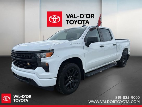 Chevrolet Silverado 1500 Custom cabine multiplace 4RM 157 po 2022 2022 Blanc