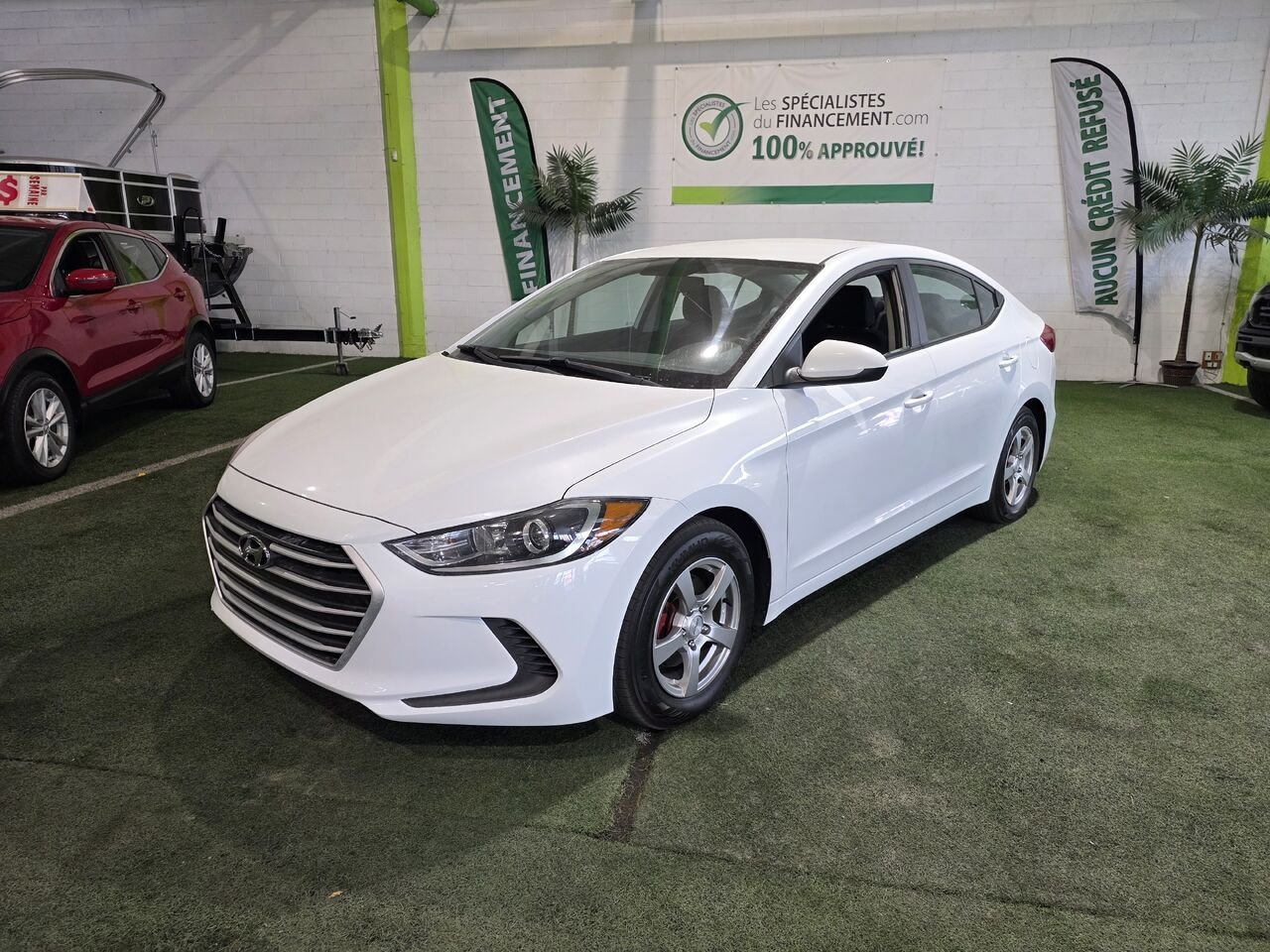2017 Hyundai Elantra White  - photo #1
