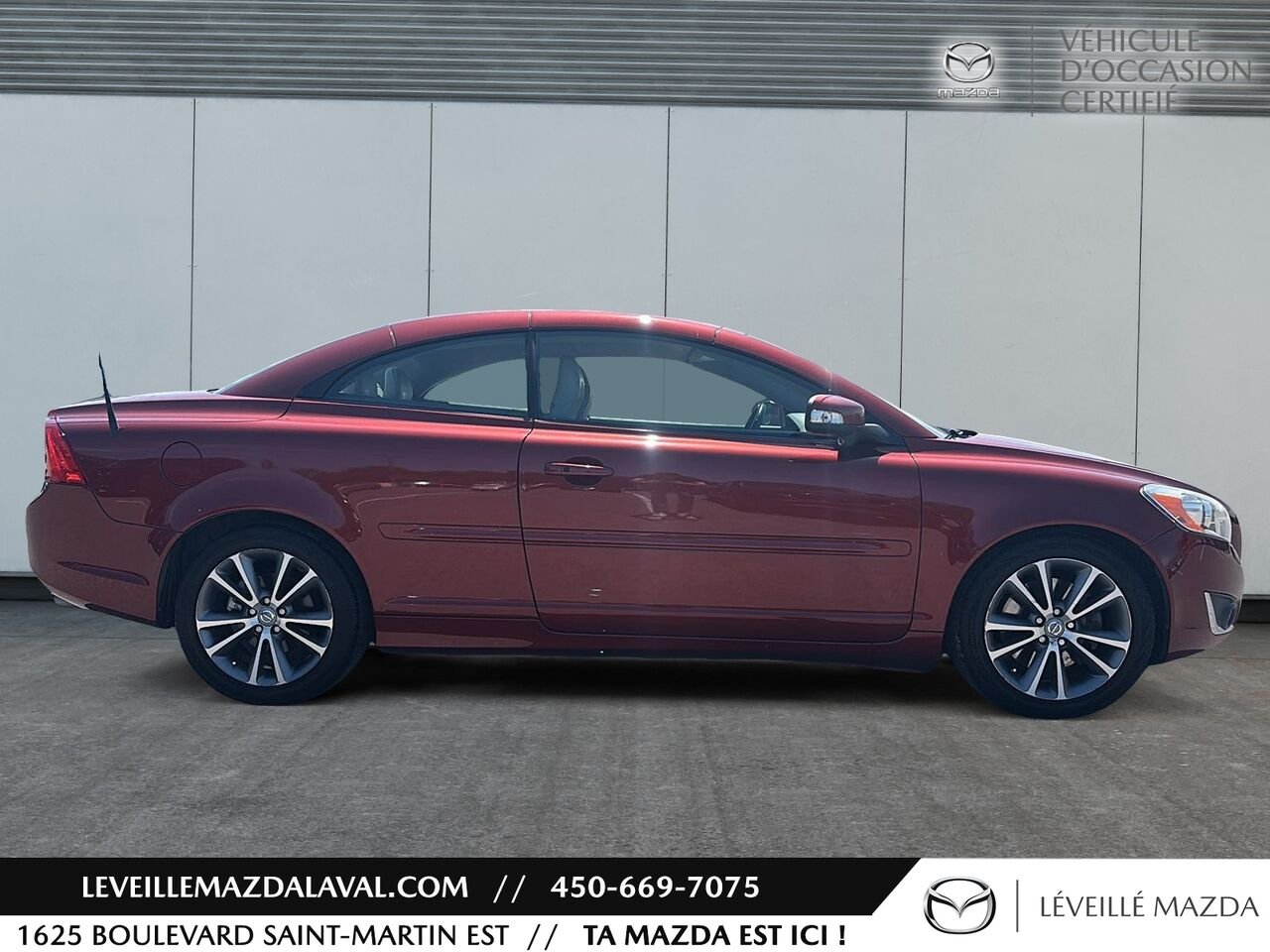 Volvo C70 Décapotable 2 portes T5 2012 Rouge Laval - photo #3