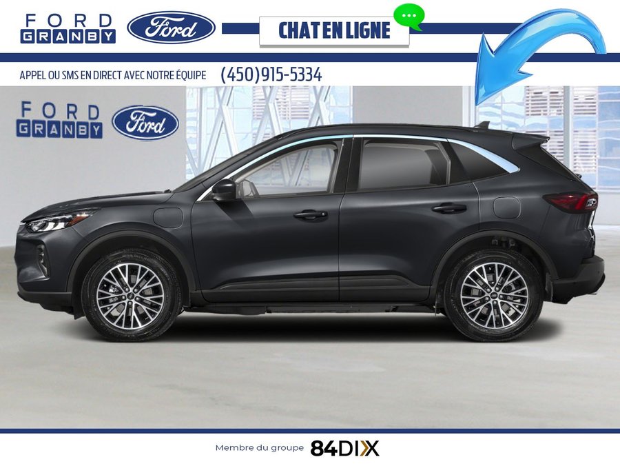 Ford Escape VHR TA 2025 Noir agate métallisé