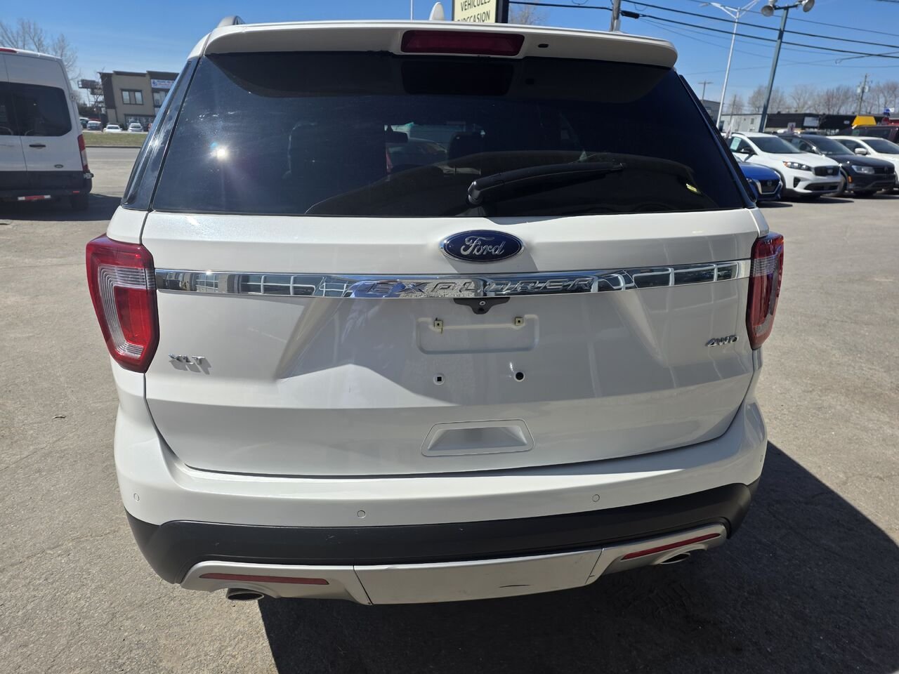 2017 Ford Explorer White  - photo #4