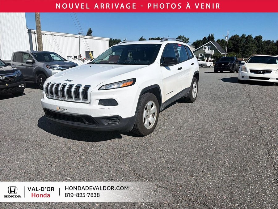 Jeep Cherokee 4 RM, 4 portes, Sport 2016 2016 Blanc