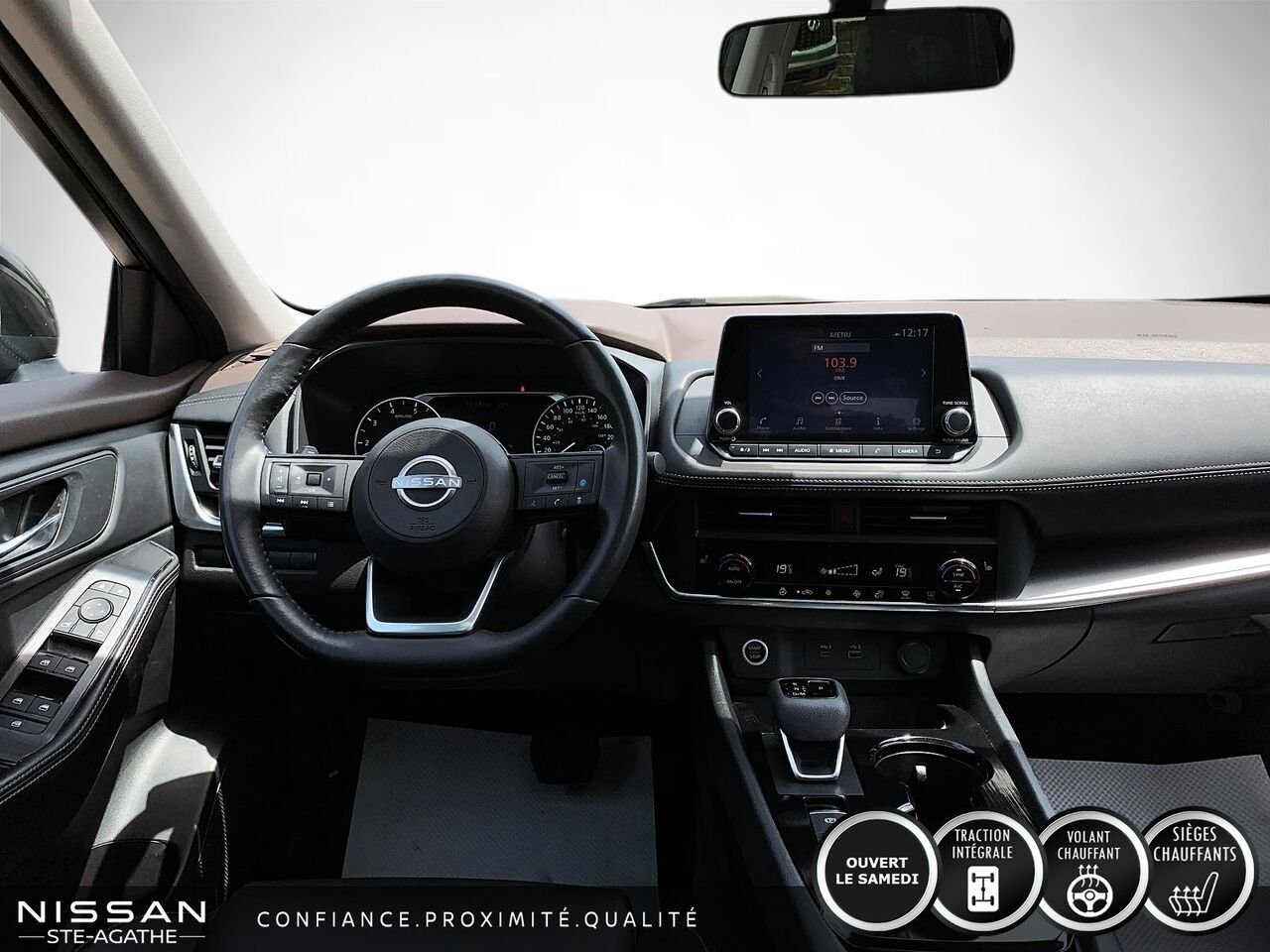 Nissan Rogue MIDNIGHT | CUIR | TOIT PANORAMIQUE | AWD | 2023 Gris Saint-Jérôme - photo #8