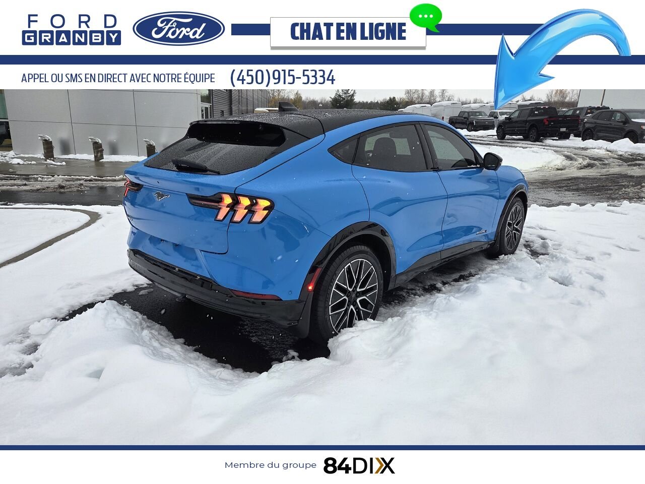 2024 Ford Mustang Mach-E Blue Granby - photo #6
