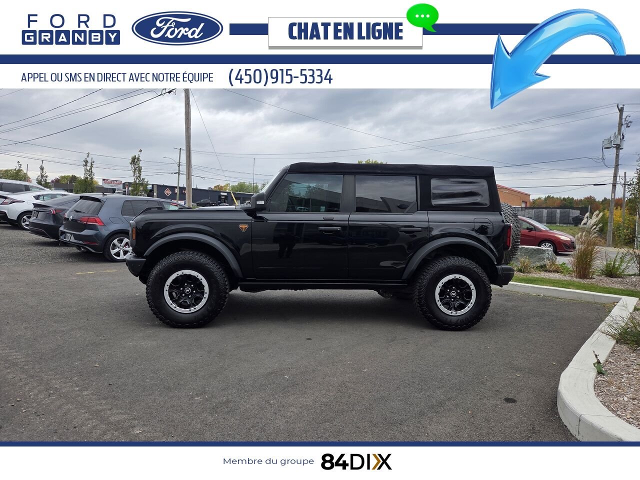 Ford Bronco 2021 Noir Granby - photo #3