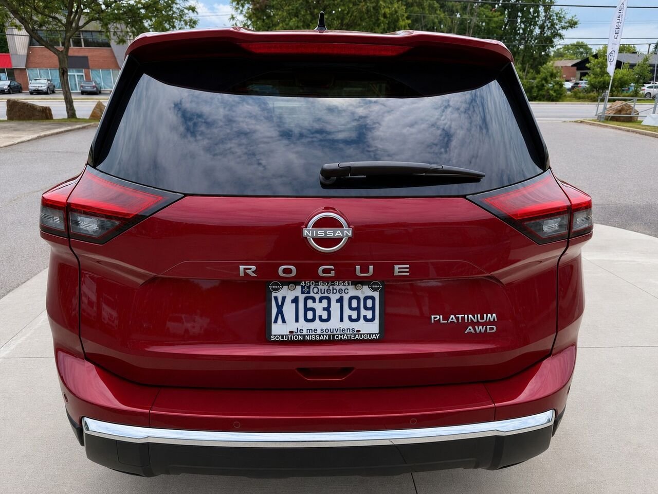 2026 NISSAN Rogue ROGUE PLATINE Scarlet Ember Tintcoat Châteauguay - photo #3