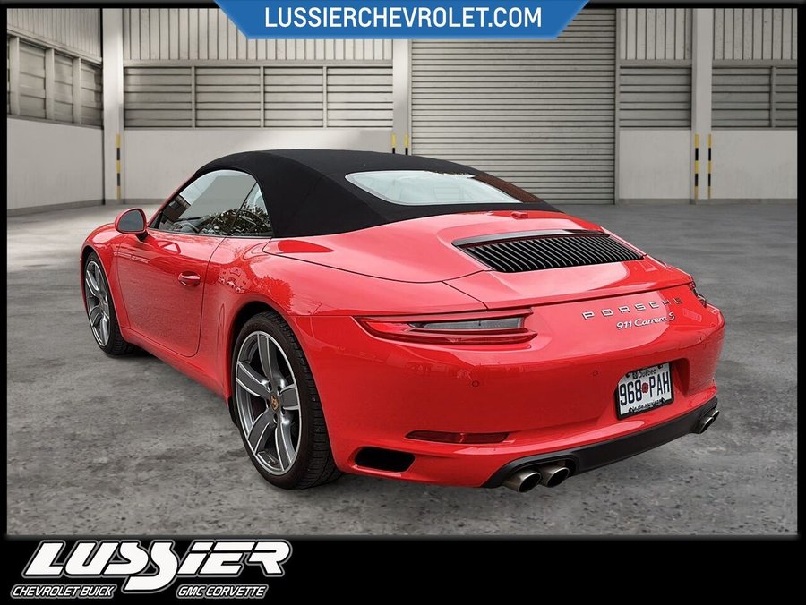 Porsche 911 Carrera S Cabriolet 2018 Rouge