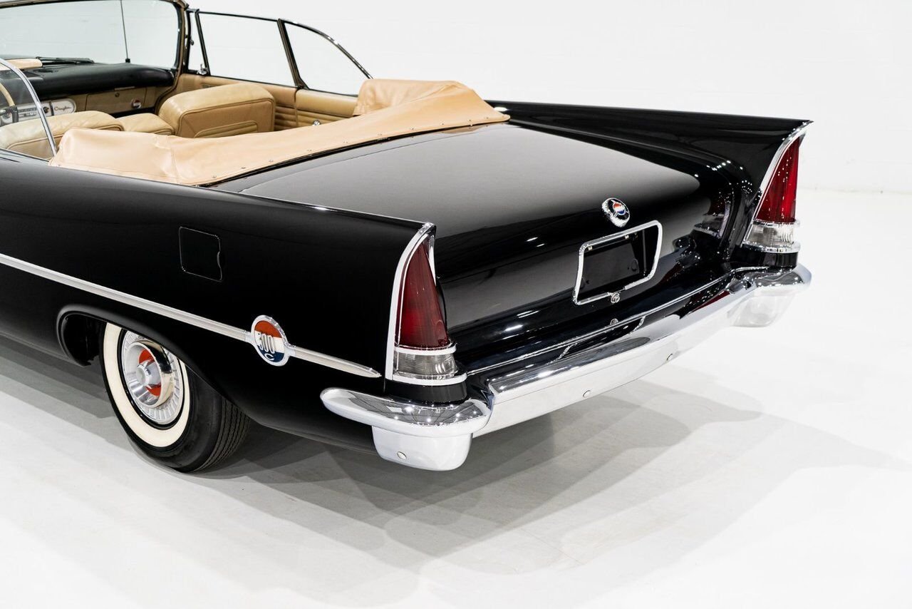 1957 Chrysler 300C 1 of 474 convertibles produced **PRICE IN USD** Black Montreal - photo #26