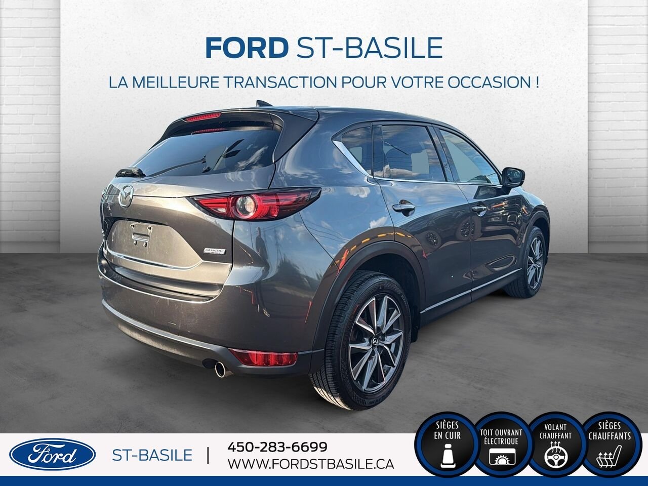 MAZDA CX-5 2017 Gris Saint-Basile-le-Grand - photo #8