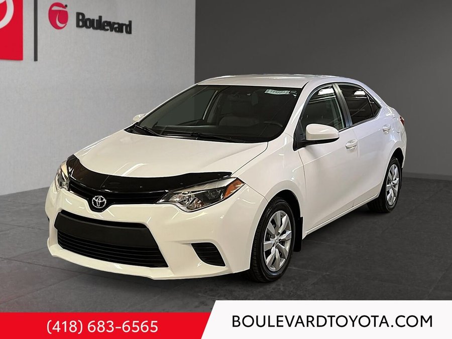 2014 Toyota Corolla 2014 White