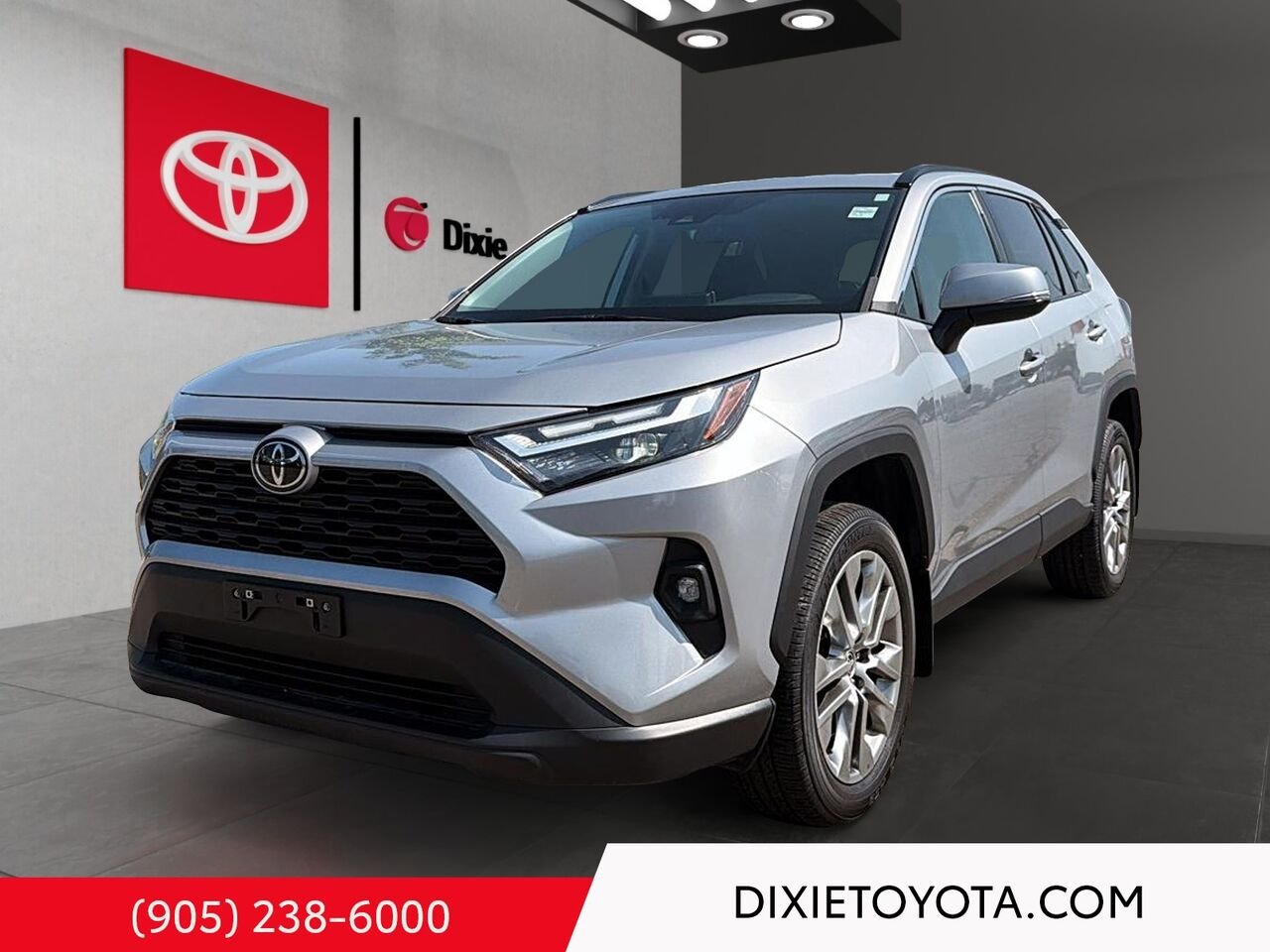 2022 Toyota RAV4 XLE PREMIUM AWD / HEATED SEATS / MOONROOF / LEATHER SURFACE / CARPLAY AND ANDROID AUTO Silver Sky Metallic Mississauga - photo #0