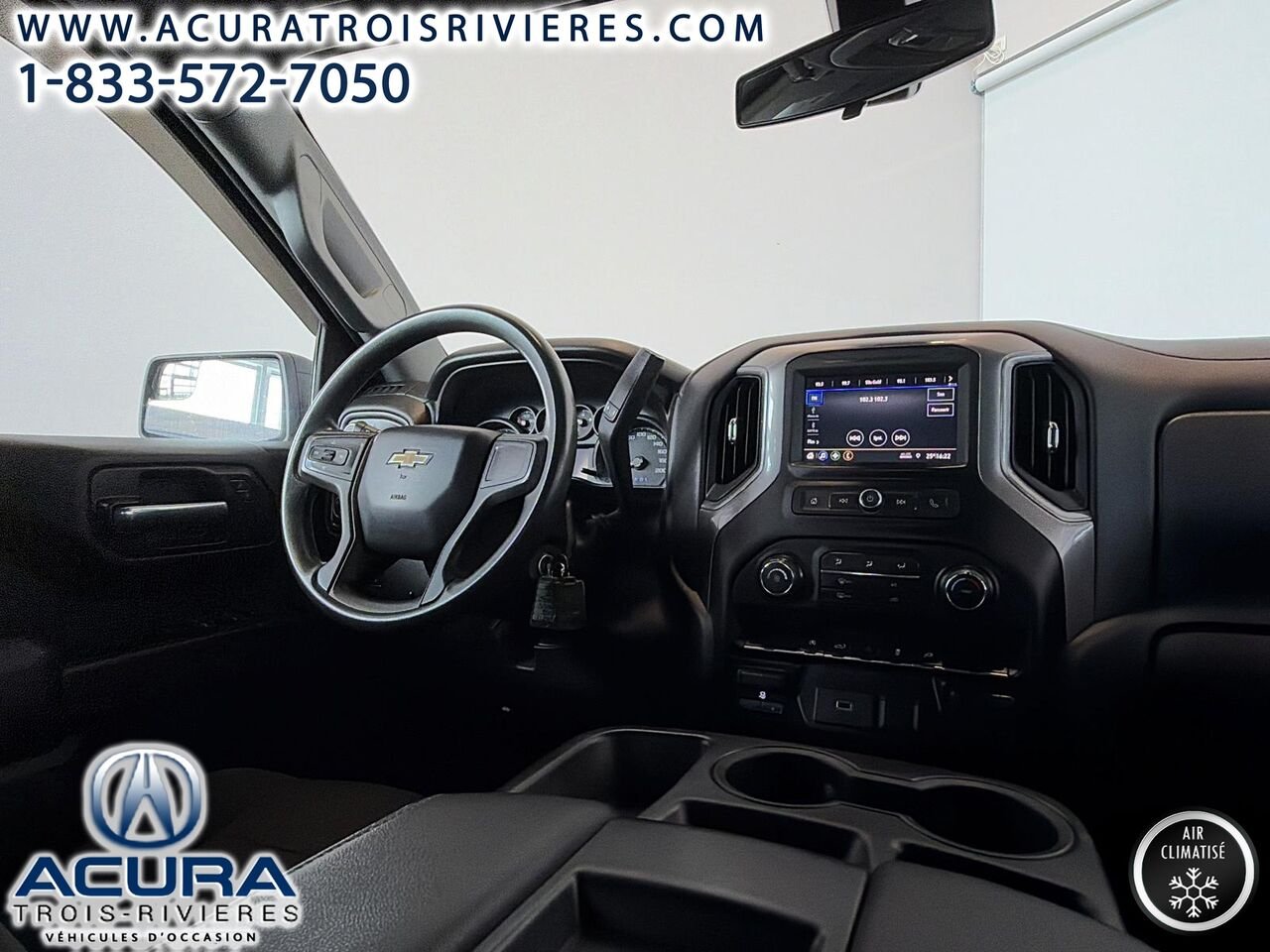 Chevrolet Silverado 1500 CUSTOM BOITE COURTE 2020 Blanc Trois-Rivières - photo #21