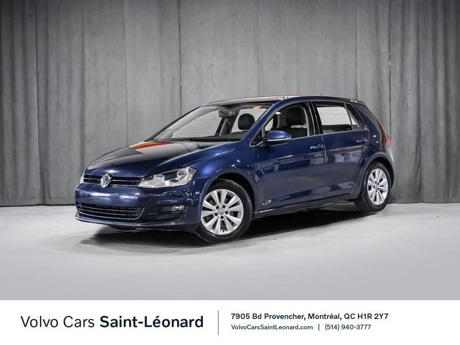 Volkswagen Golf TSI 2 SET DE PNEUS SIÈGES CHAUFFANT 2016 BLEU SOMBRE