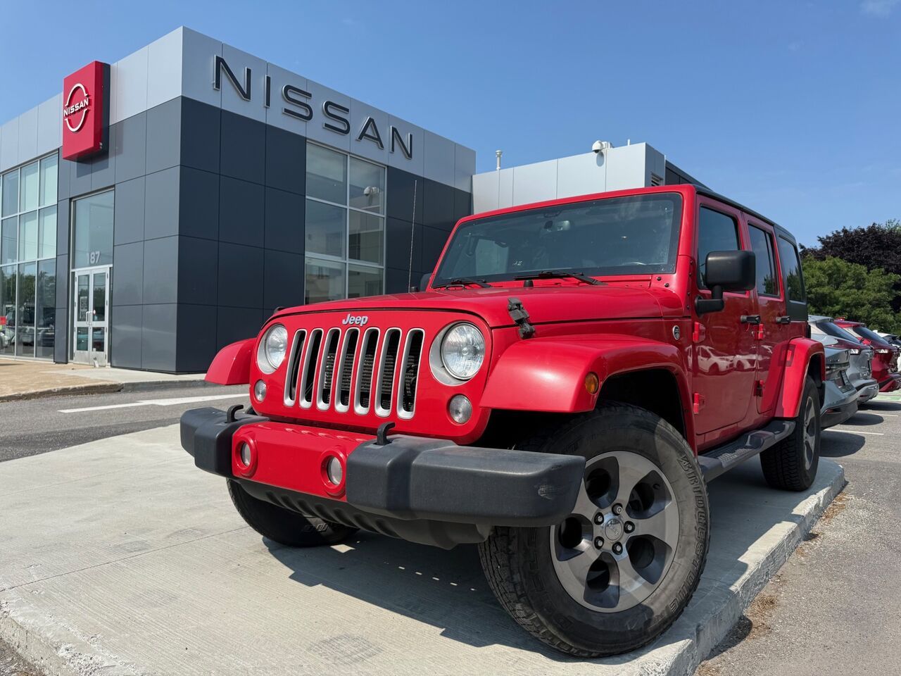 Red 2017 Jeep Wrangler SUV / Crossover Four-Wheel Drive Automatic