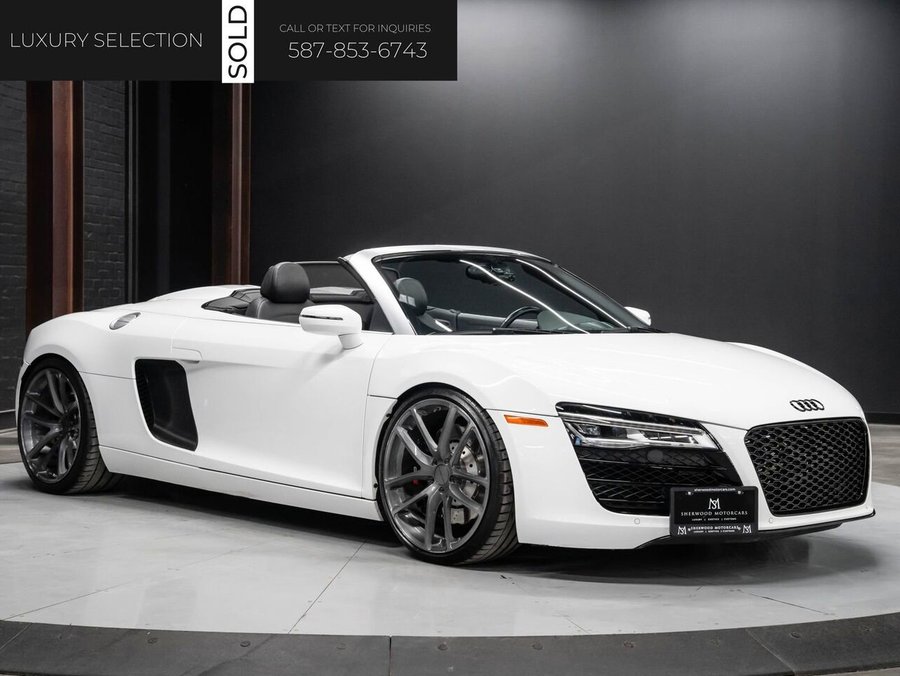 2014 Audi R8 2014 White