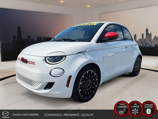 2024 FIAT 500e Édition (RED) | CLEAN CARFAX | White