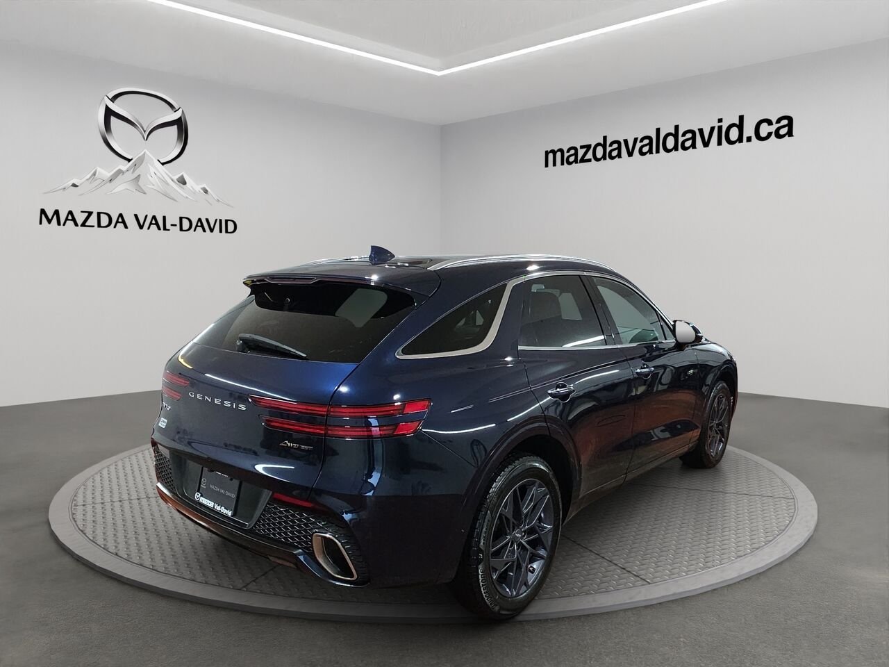 2022 Genesis GV70 2.5T Advanced Plus TI, toit ouvrant panoramique, navigation, sièges fonction mémoire, volant Blue Val-David - photo #23