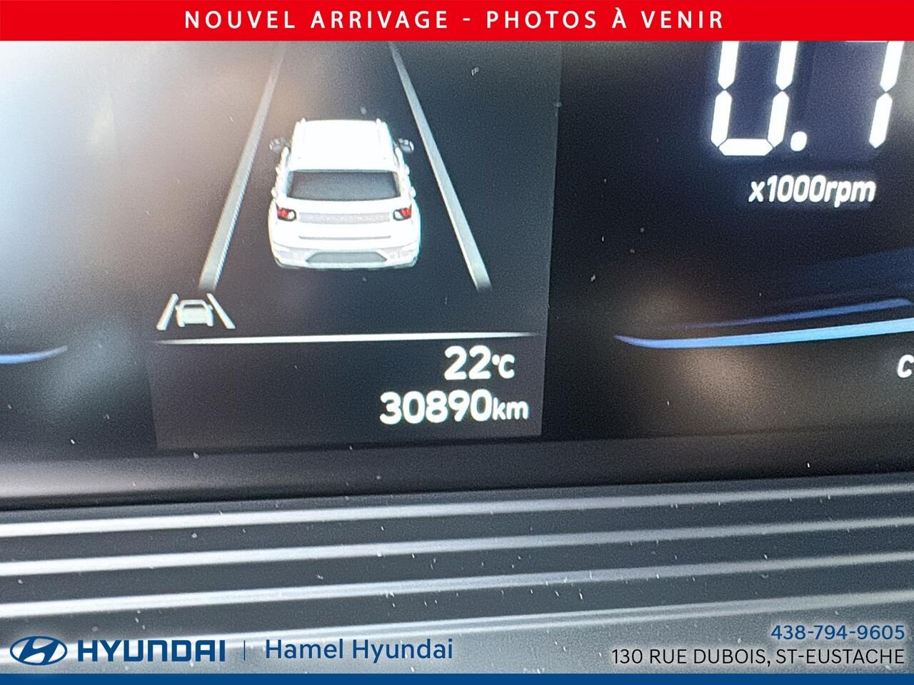 Hyundai Venue 2023 Rouge Saint-Eustache - photo #7